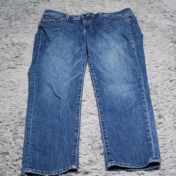 Paige Jimmy Jimmy Crop Jeans Womens 28 Blue Denim Casual Pants 26 Inseam Cropped - Picture 1 of 14